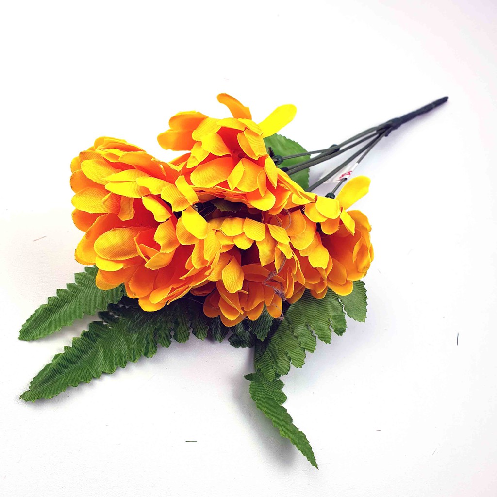 Bunga Daisy S Murah 30cm / Bunga Kain/ Bunga Palsu/ Bunga Plastik-Kuning