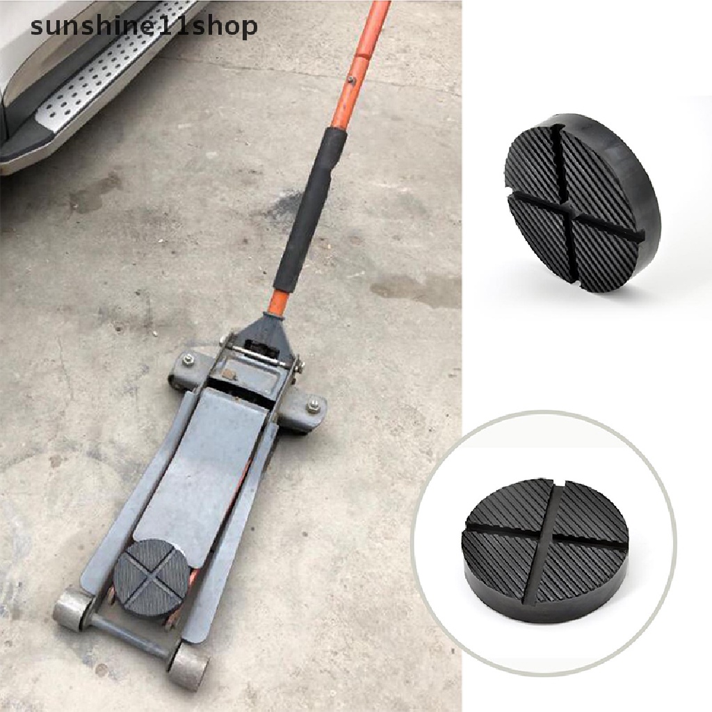 Sho Bantalan Dongkrak Mobil Bahan Karet Warna Hitam Dengan Slot Adaptor N