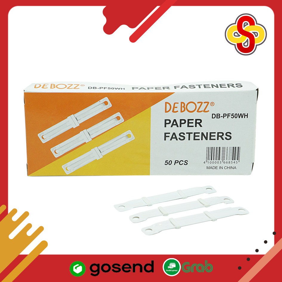 Jual Paper Fastener / Acco Debozz Putih Isi 50 Pcs | Shopee Indonesia