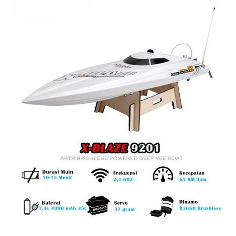 x blaze rc boat