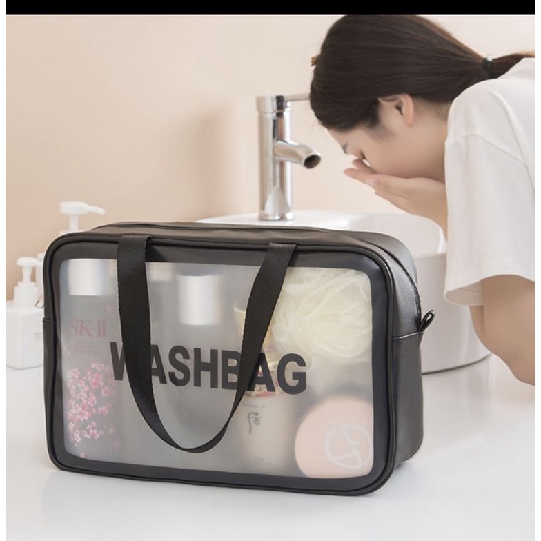 WASHBAG JUMBO Pouch Kosmetik Organizer Tas Travel Anti Air Serbaguna