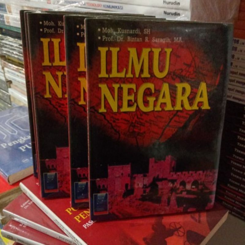 Buku (Second) Ilmu Negara - Moh. Kusnardi, SH & Prof. Dr. Bintan R. Saragih, MA