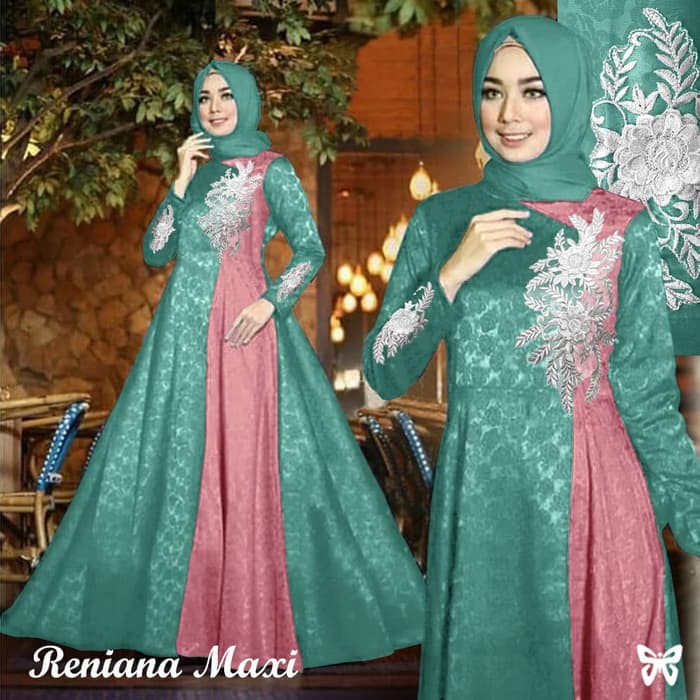gamis Reniana Tosca [Gamis 0134] SFS Baju Gamis Wanita Terbaru