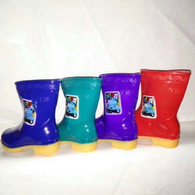 Sepatu Boot Anak Import Warna Karakter Kartun Tayo Tahan Sepatu Boot Anak Import Warna Karakter Kartun Tayo Tahan