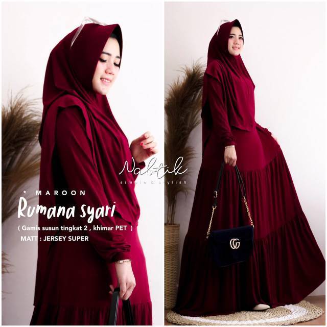 Rumana ORI Nabtik hijab by Tika Wihartono
