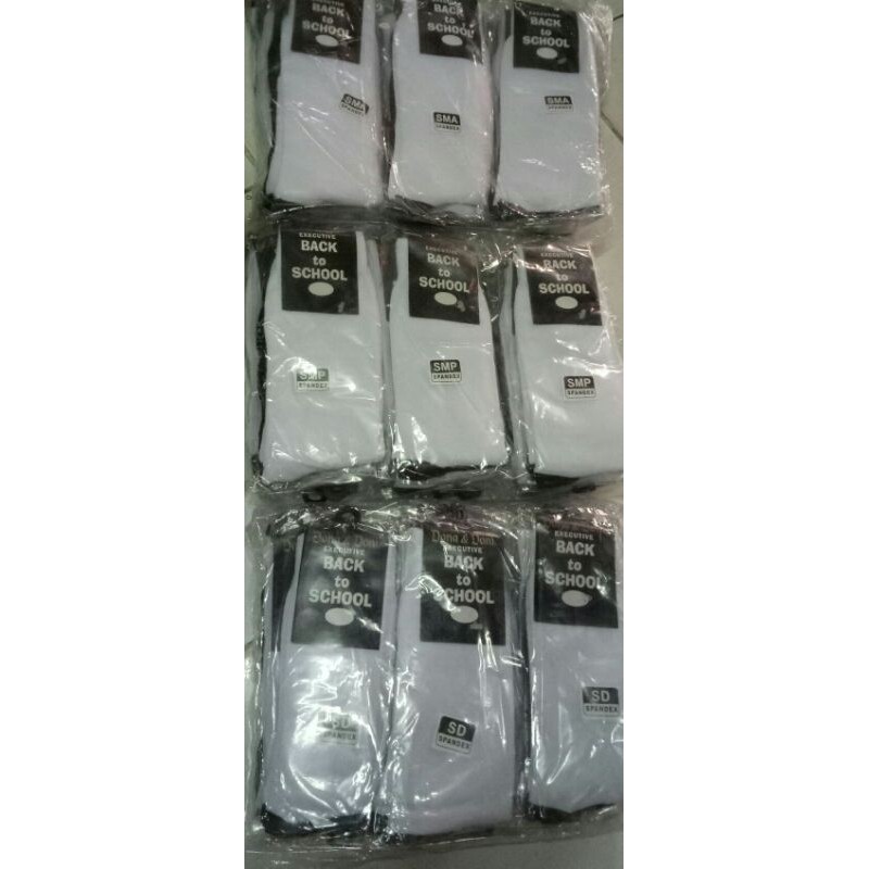 Grosir kaos kaki sekolah 1 lusin SD SMP SMA