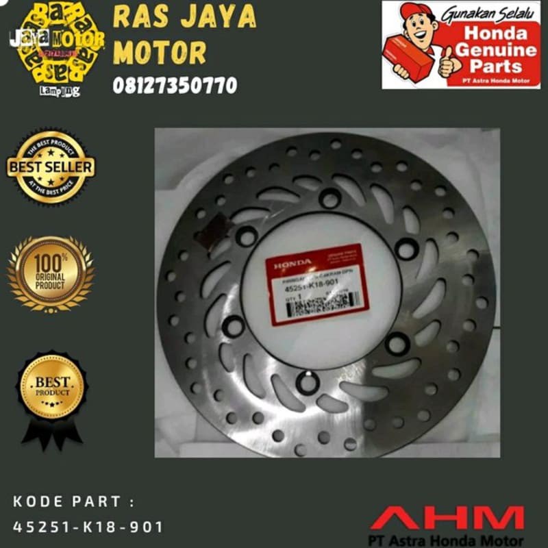 PIRINGAN CAKRAM DEPAN VERZA 150 ORI AHM 45251-K18-901