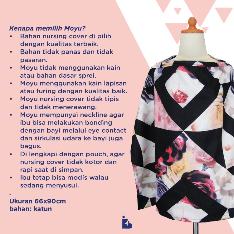 Moyu Nursing Cover I | Penutup Menyusui