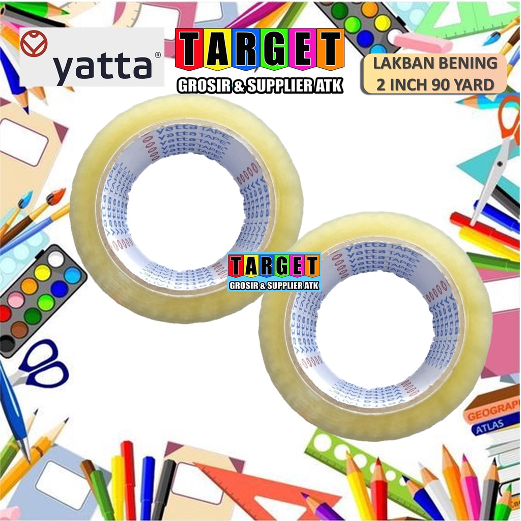 

LAKBAN BENING 2 INCH 90 YARD DUS ISI 72 ROLL (SETARA DAIMARU)