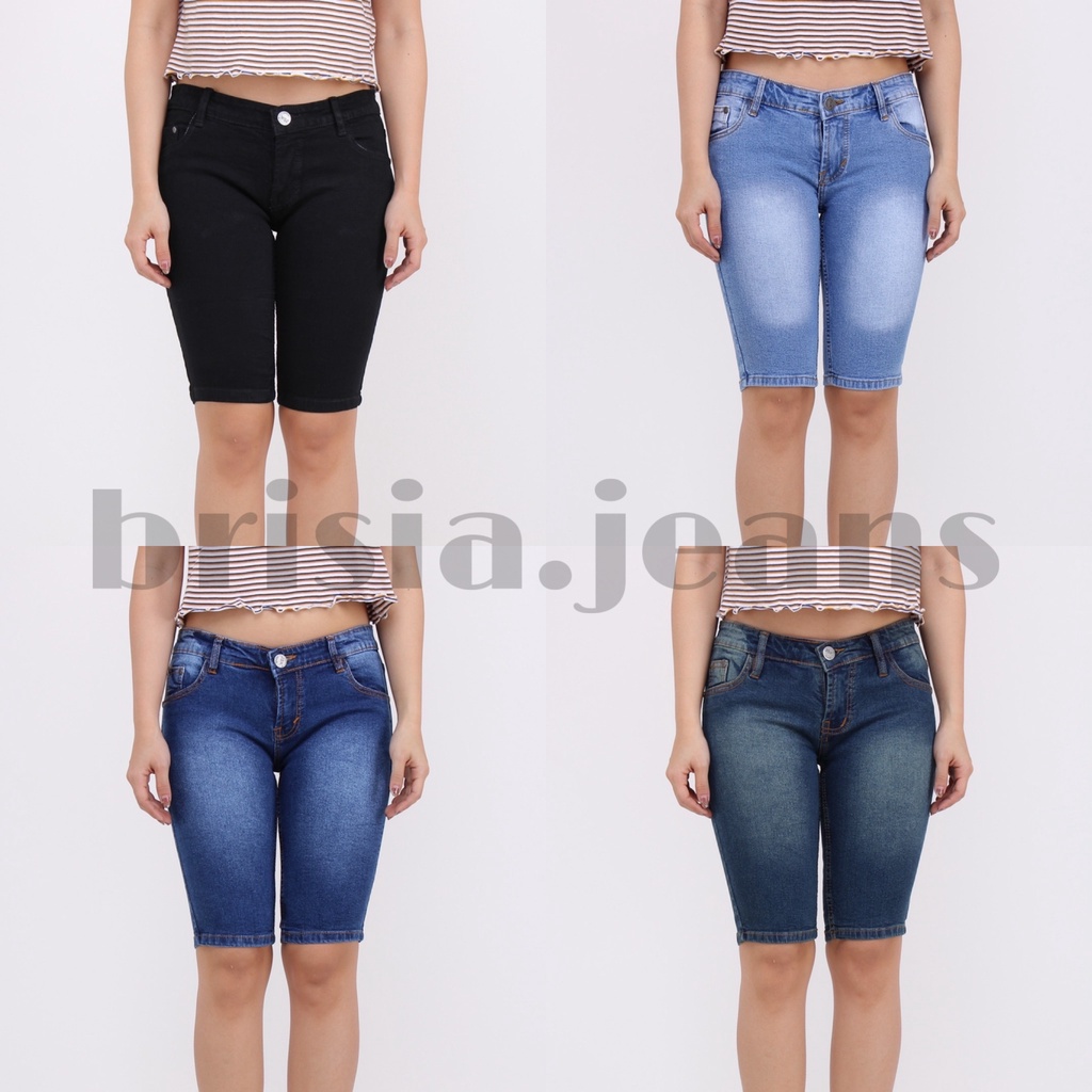 [SIZE 27-34] BOMI 3/4 Short Jeans / Celana Pendek Jeans