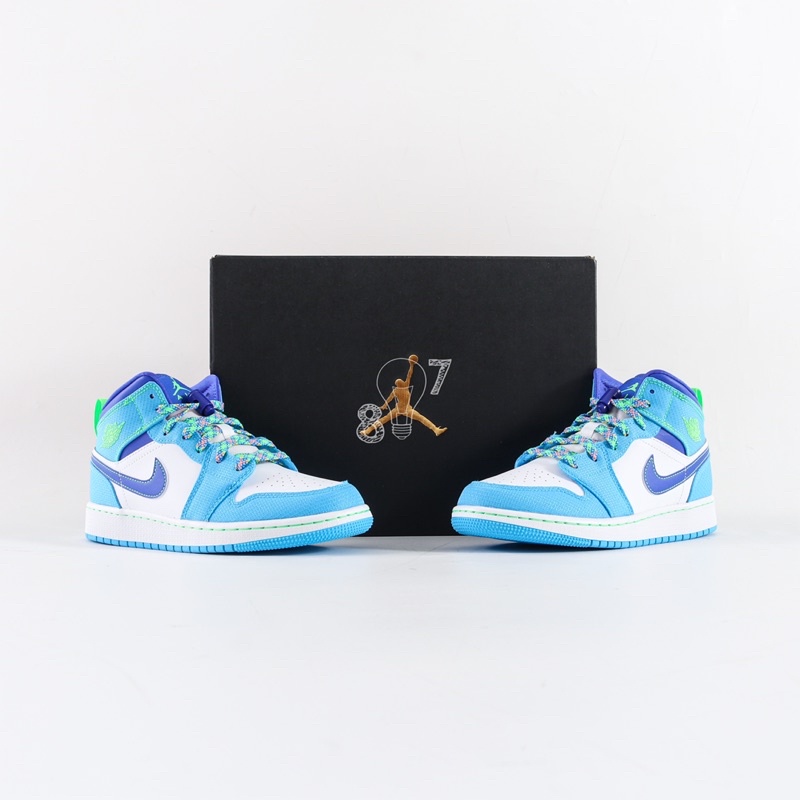 Air Jordan 1 Mid Sprite Blue