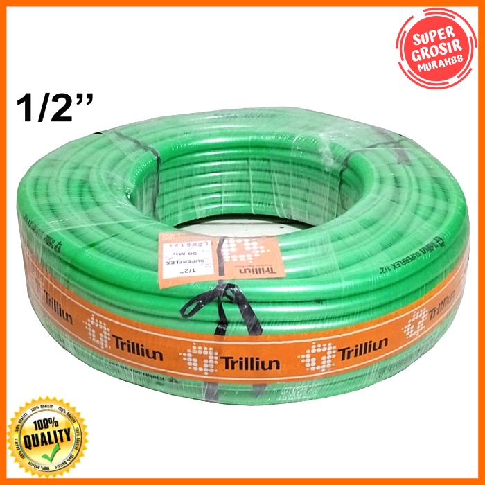 Selang Air Trilliun SuperFlex 1/2&quot; inch 100 m meter Super Tebal Trilliun Superflex