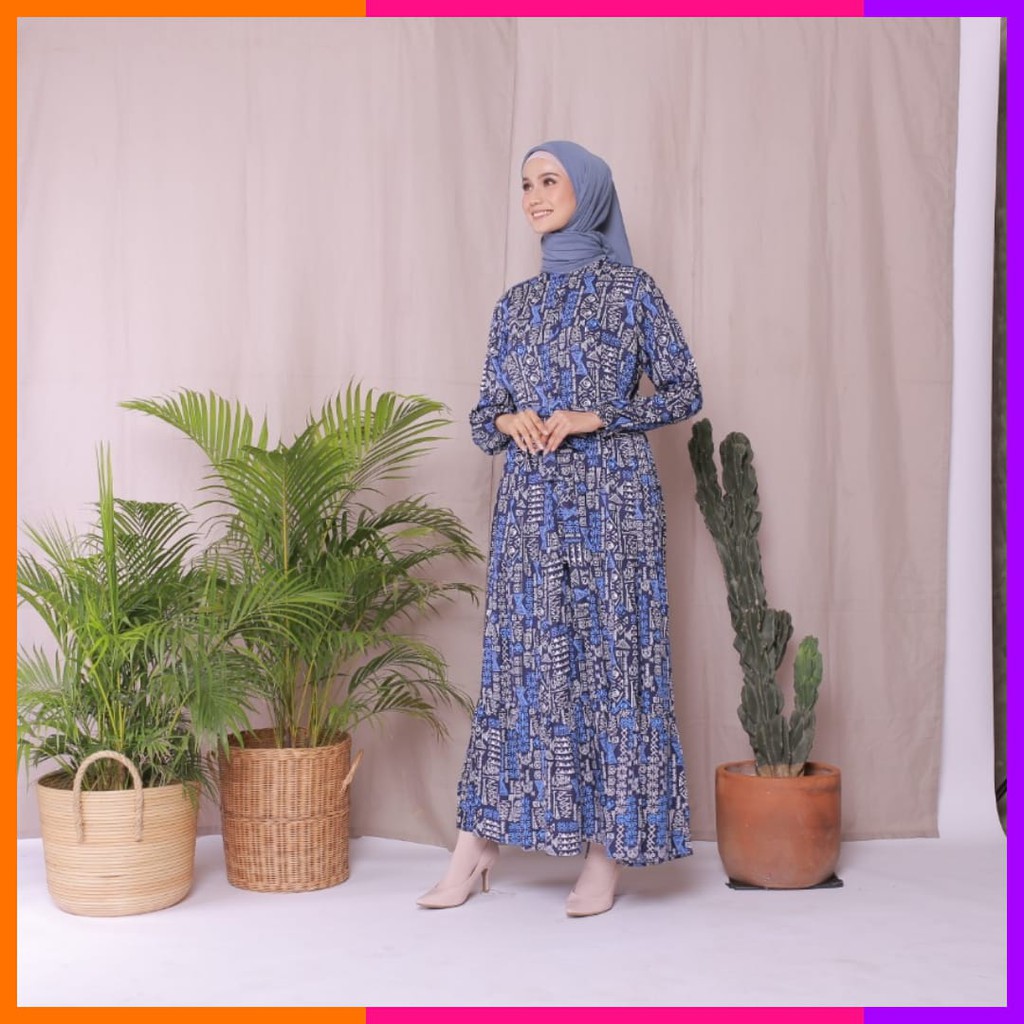 Gamis Dewasa Dress Etnik Homey Dress Murah - Bahan Katun Rayon Premium Nyaman Dipakai | Bisa Cod