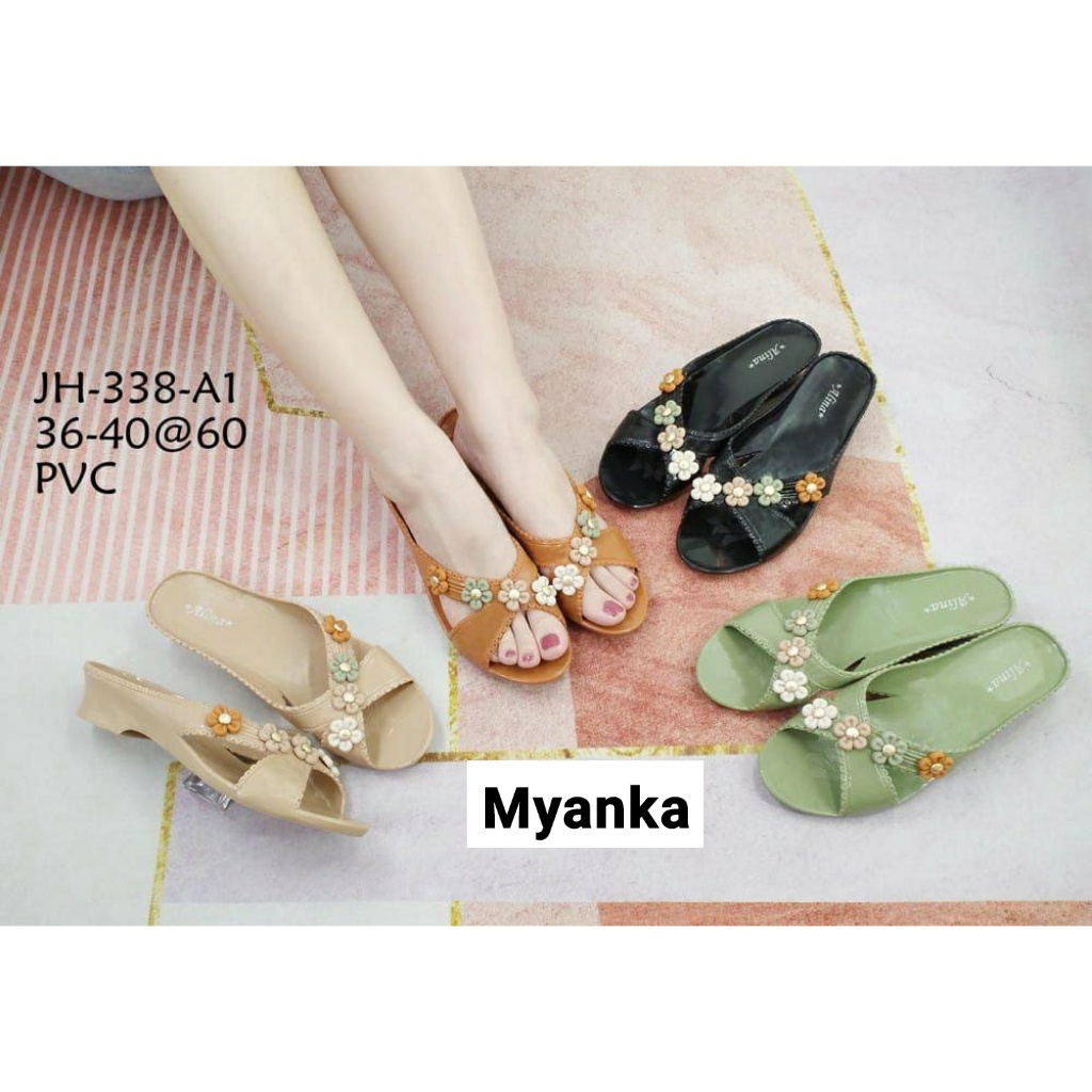 Myanka jelly shoes wedges Helena