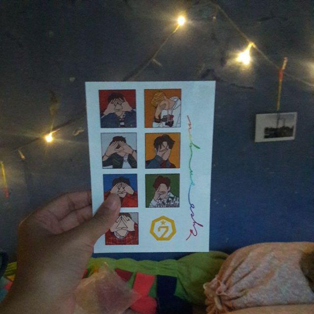 [ready] Got7 - Eyes On You Sticker (kpop Sticker)
