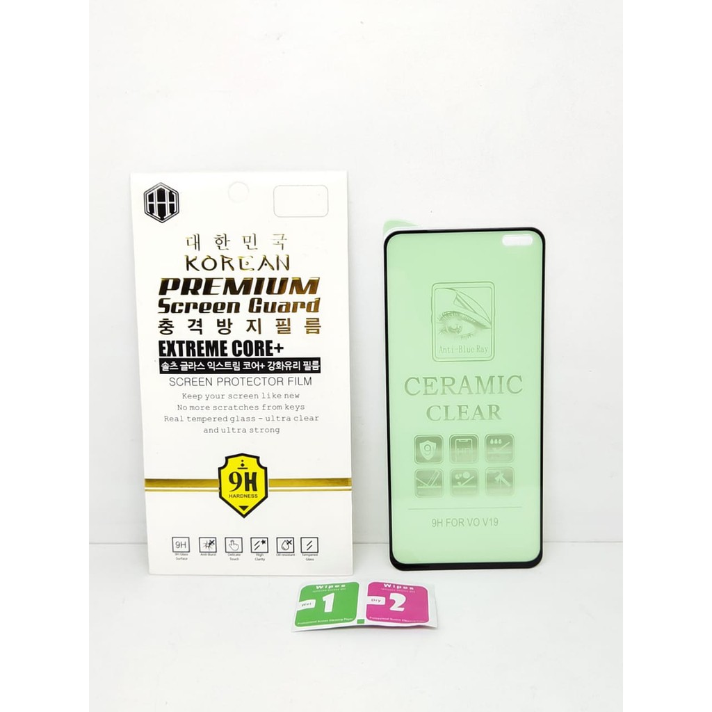 Tempered Glass Ceramic Film Vivo V19 6.44 inchi GREEN LIGHT Anti Radiasi Protection eye