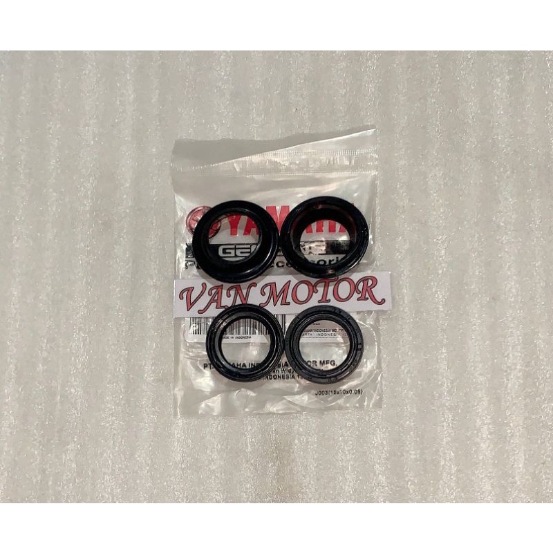 SEAL SHOCK SIL SOK SEAL ABU DEBU MIO J SOUL M3 JUPITER Z1 VEGA ZR MX XRIDE MATIC BEBEK SEMUA YAMAHA 1set 4pc