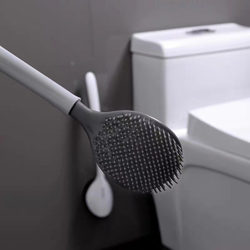 Long Handle Hanging Toilet Brush - Sikat Pembersih Toilet silikon H060