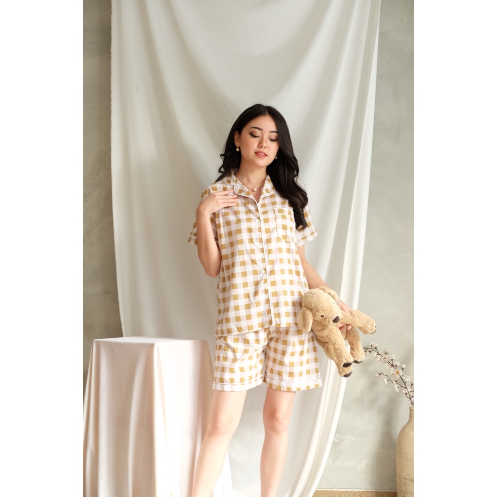 Classic Cotton Pajamas Katun Korea - Baju Tidur Wanita