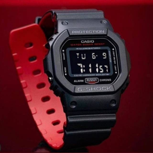 JAM TANGAN GSHOCK DW5600 DIGITAL FULLSET AUTOLIGHT