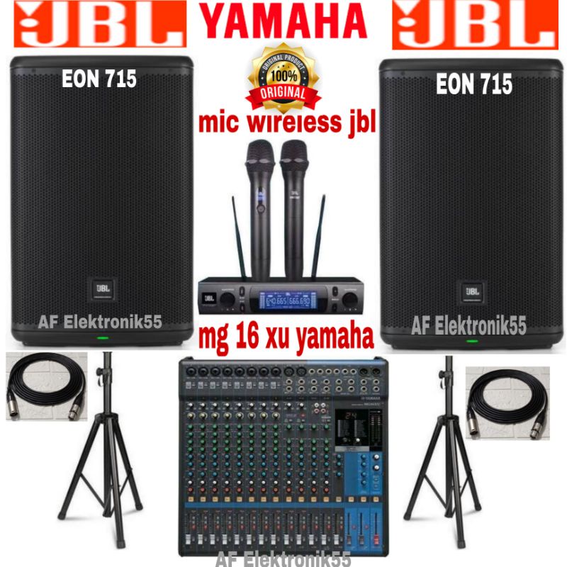 Paket Sound System Full JBL Mixer Yamaha Original