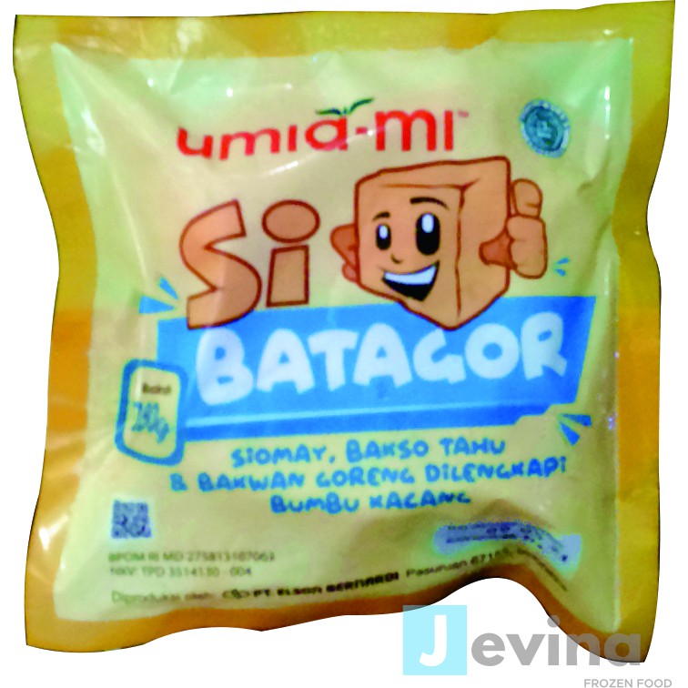 

Batagor Umiami 180g (Siomay,Bakso Tahu,Bakwan, Bumbu Kacang)