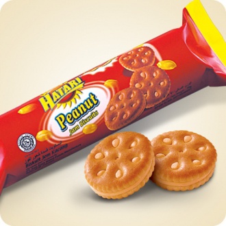 

Biskuit Hatari Peanut Roll 65 gr