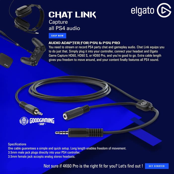 elgato chat link party chat adapter