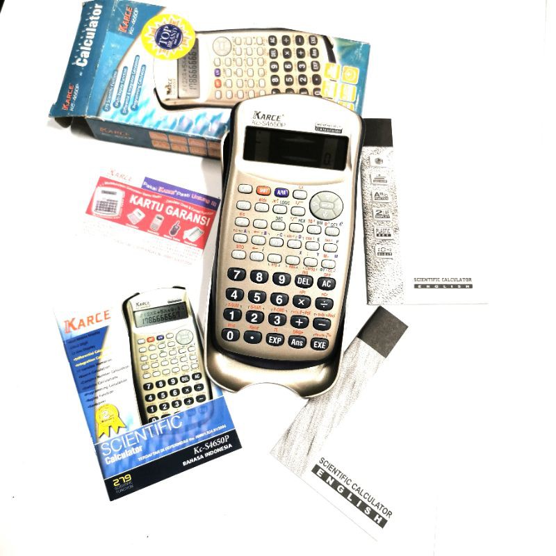 

KALKULATOR KARCE KC S4650P S 4650 P SCIENTIFIC CALCULATOR MATEMATIKA 12 DIGIT SEKOLAH ILMIAH JADUL