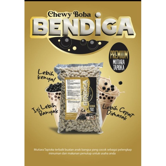 

Bendiga Premium Chewy Boba Pearl - 1kg