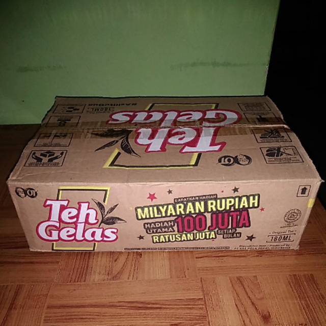 

Teh Gelas Kemasan 180Ml , 1Karton Full , 24 Pcs