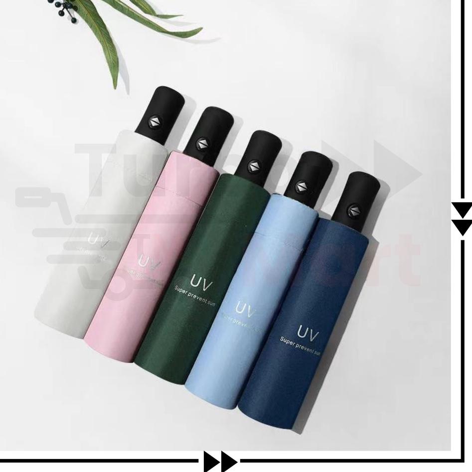 ♩ [TM] Payung Lipat Otomatis / Payung Otomatis / Payung Lipat UV / Payung UV / Payung Anti UV ◌