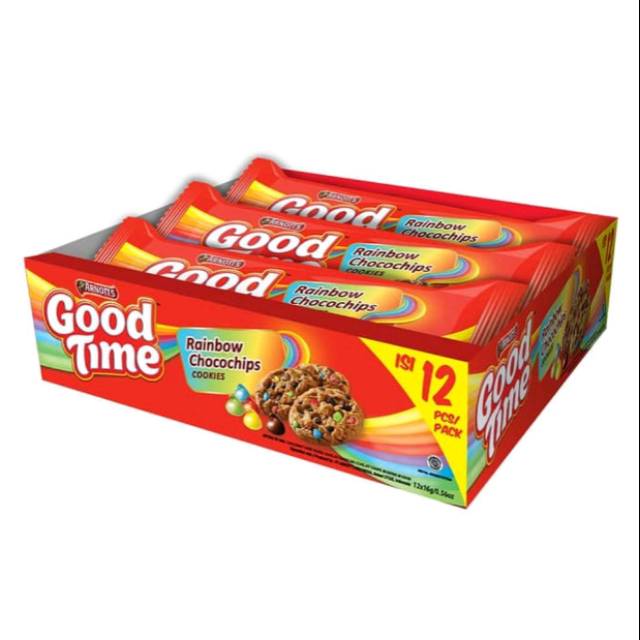 Goodtime rainbow chocochip cookies 16 gram