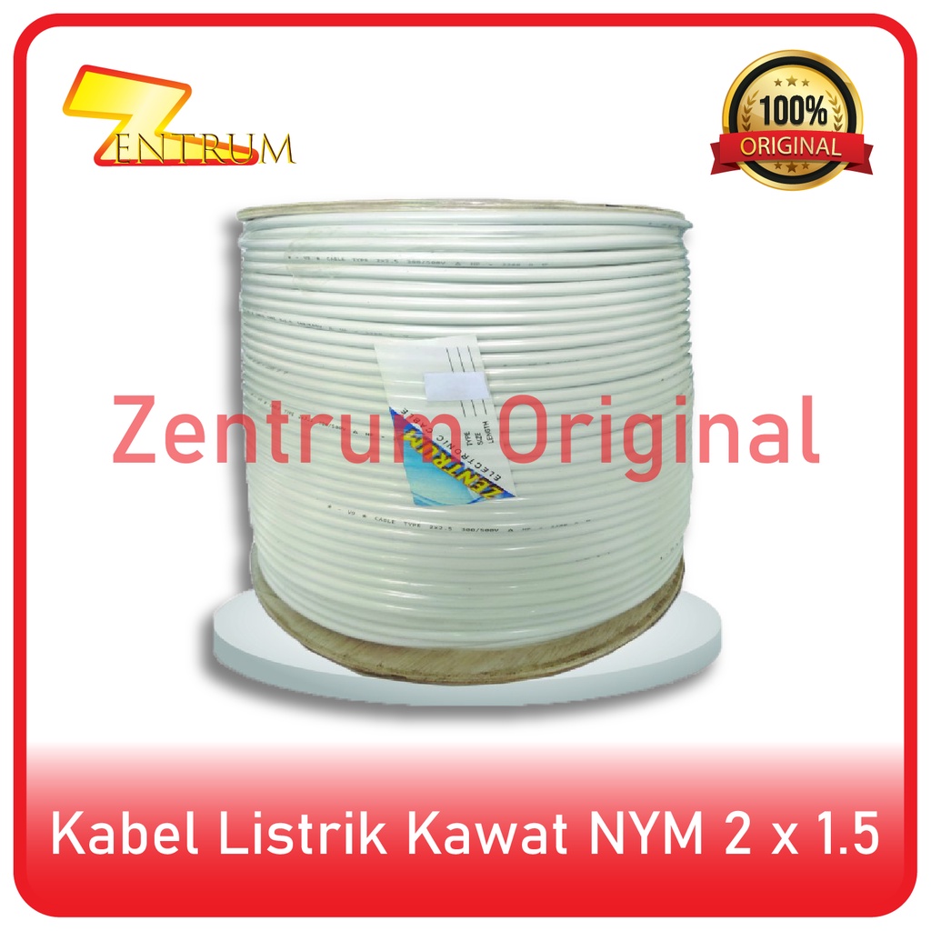 Kabel Listrik Kawat NYM SUPER 2 x 1.5 (30 Meter)