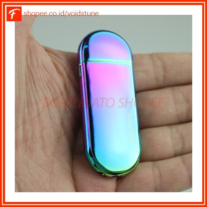 Grab Medan Mancis Korek Api Butane Compact Lighter HY262 DOLPHIN Multi-Color Elektrik