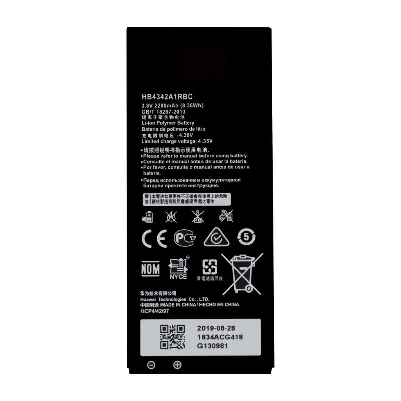 Batterai Huawei HB4342A1RBC / Honor 4A / Y6 / Y5 II / Cun-L22 / Scl-L21 Original Baterai