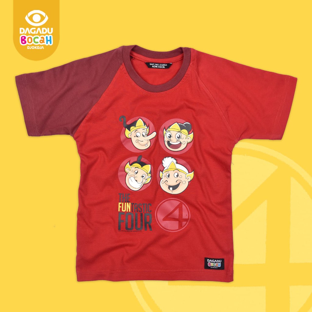 

Dagadu kaos dagadu bocah official - the funtastic four pendek