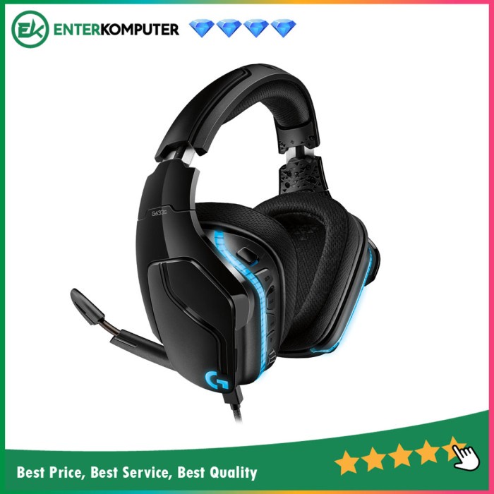 Headset Logitech G633s LightSync Gaming Headset