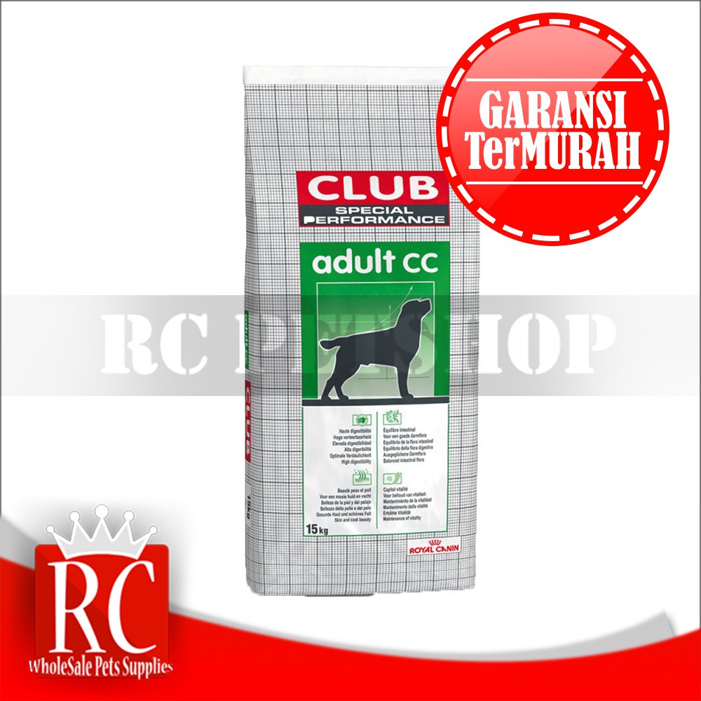 Makanan Anjing Royal Canin Adult CC Club Pro 20 Kg