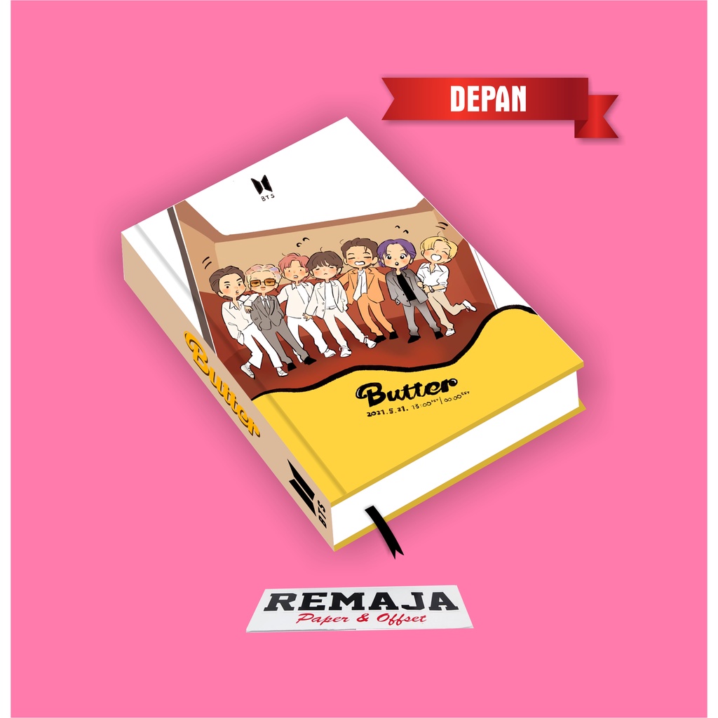 

Pocket Book/Notebook Hardcover BUTTER 2 A6&A5 / Buku Tulis Catatan Notes
