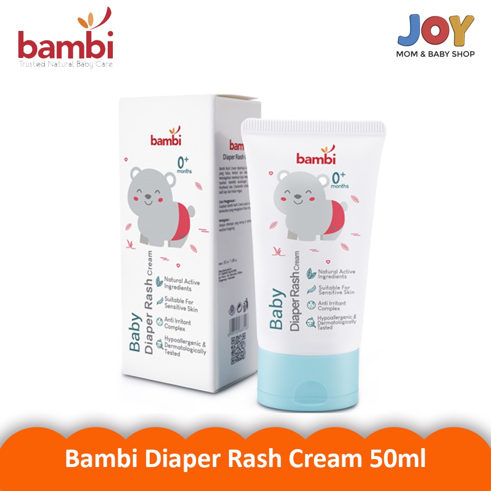 Jual Bambi Baby Diaper Rash Cream 50ml | Shopee Indonesia