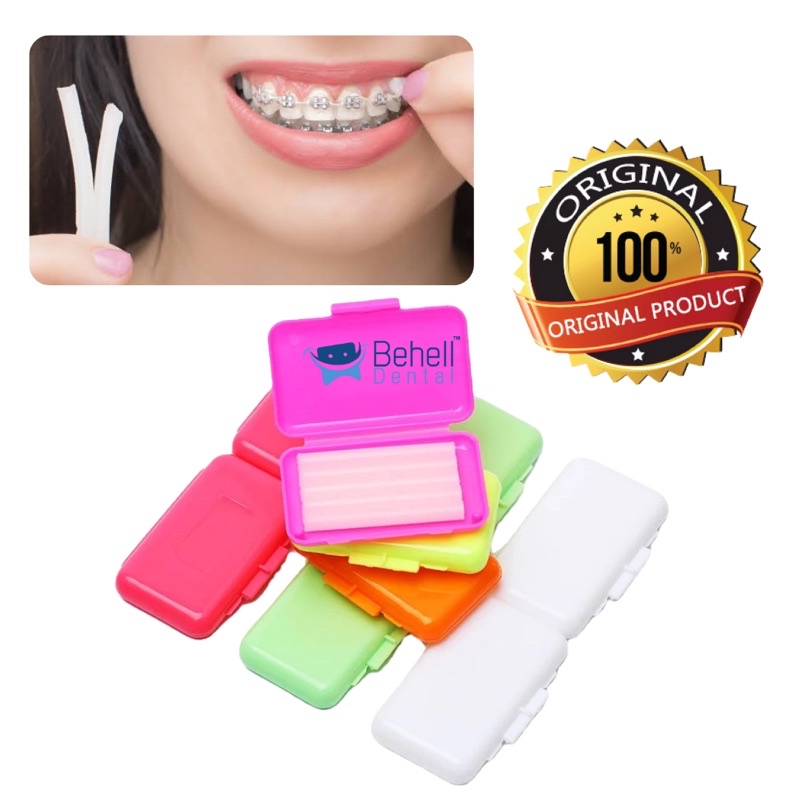 ORI WAX ORTHO BEHEL GIGI : LILIN DENTAL GUM ANTI SARIAWAN . ORTHODONTIC FRUIT WANGI BEHELLDENTAL BISA COD