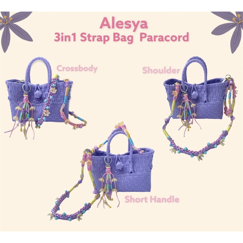 strap bag macrame FREE!!! BAG CHARM