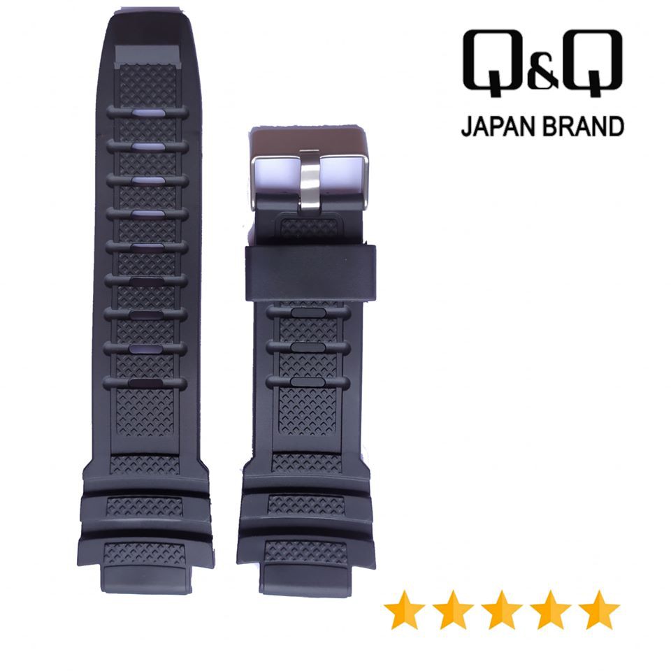 Strap QQ QnQ Q&amp;Q M-119 QnQ M 119 Tali Jam Tangan Q&amp;Q M119 Black.