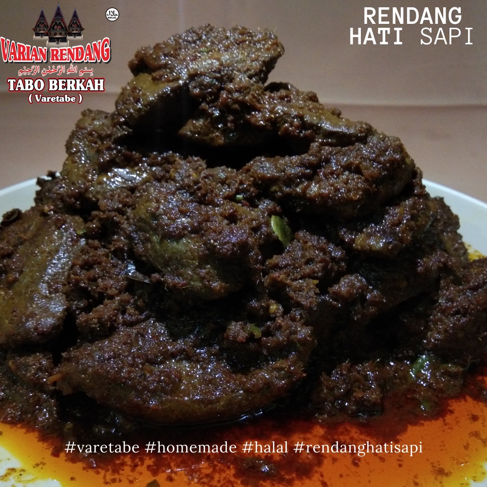 

Rendang Hati Sapi - VARETABE 250 gr