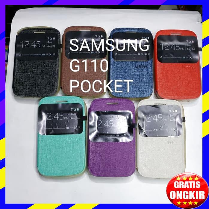 ACC HP SAMSUNG G110 POCKET FLIP COVER UME
