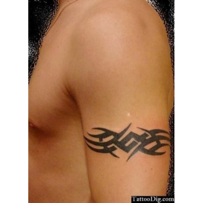 Tato Temporer Tribal Gelang Tangan & Kaki CloudInk Anti Air / Waterproof