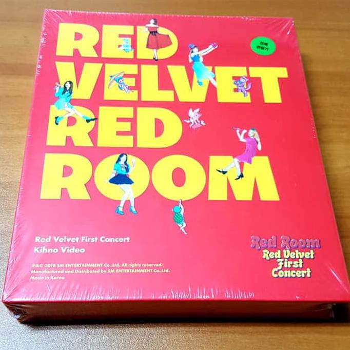 DVD RED VELVET - FIRST CONCERT RED ROOM KIHNO VIDEO VER KPOP
