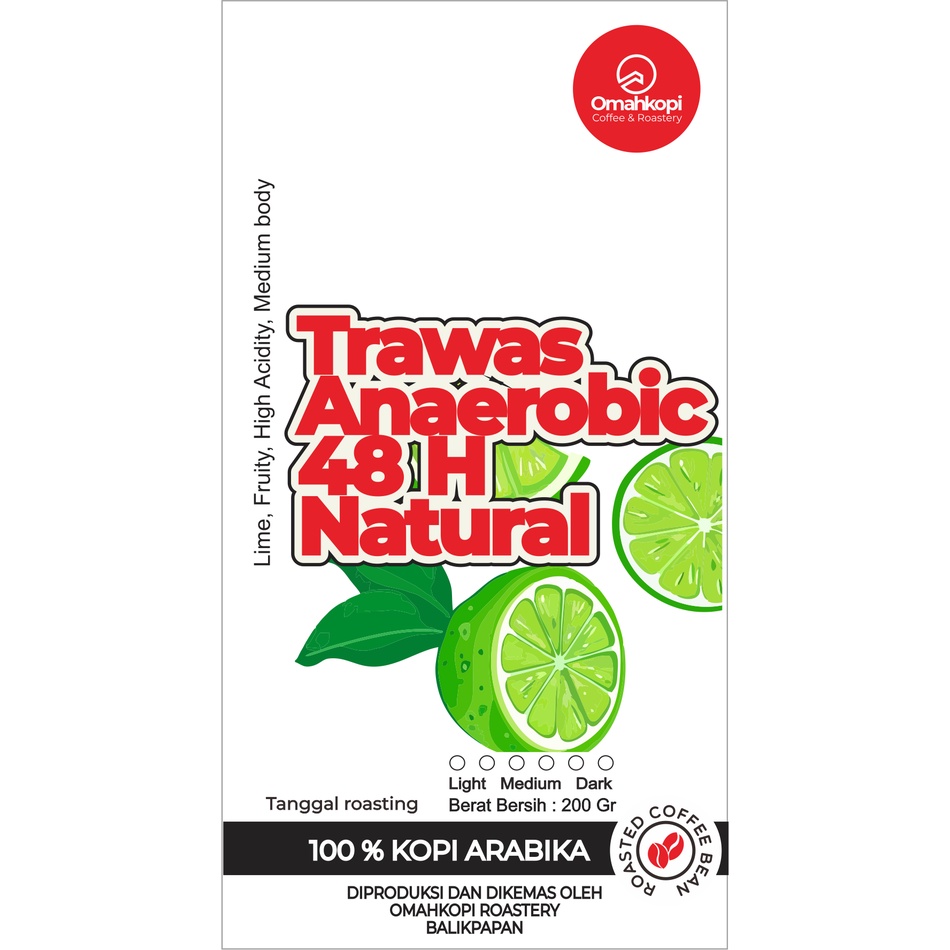 

Omahkopi Balikpapan - Trawas anaerobic natural - light to medium roast 200 gram