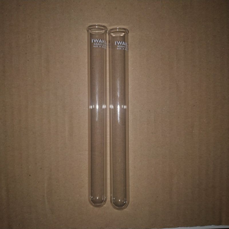 5pcs Tabung Reaksi Kaca IWAKI 12x75 13x100 16x150 16x100 15x150